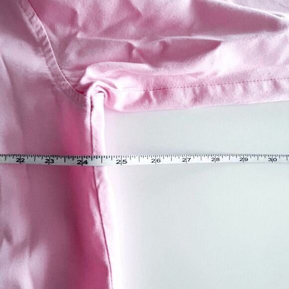 Wrangler Mens Collared Shirt Button Tough Enough To Wear Pink Large - Picture 4 of 6